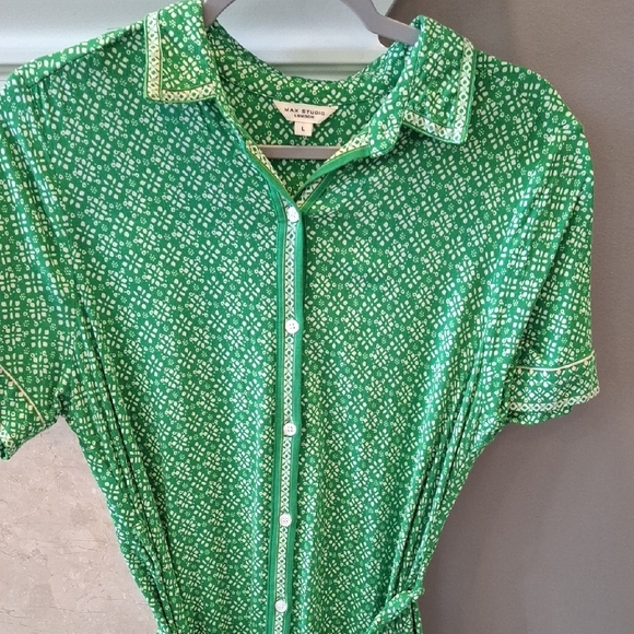 Max Studio Green Patterned Maxi Dress - Picture 2 of 2
